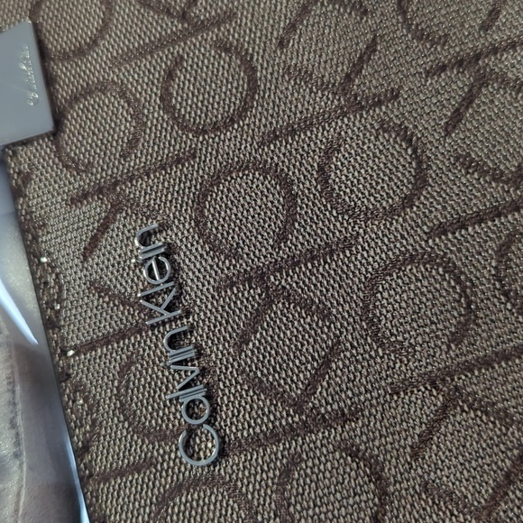 Calvin Klein Charlie Signature Zip-Top Satchel - Picture 5 of 7